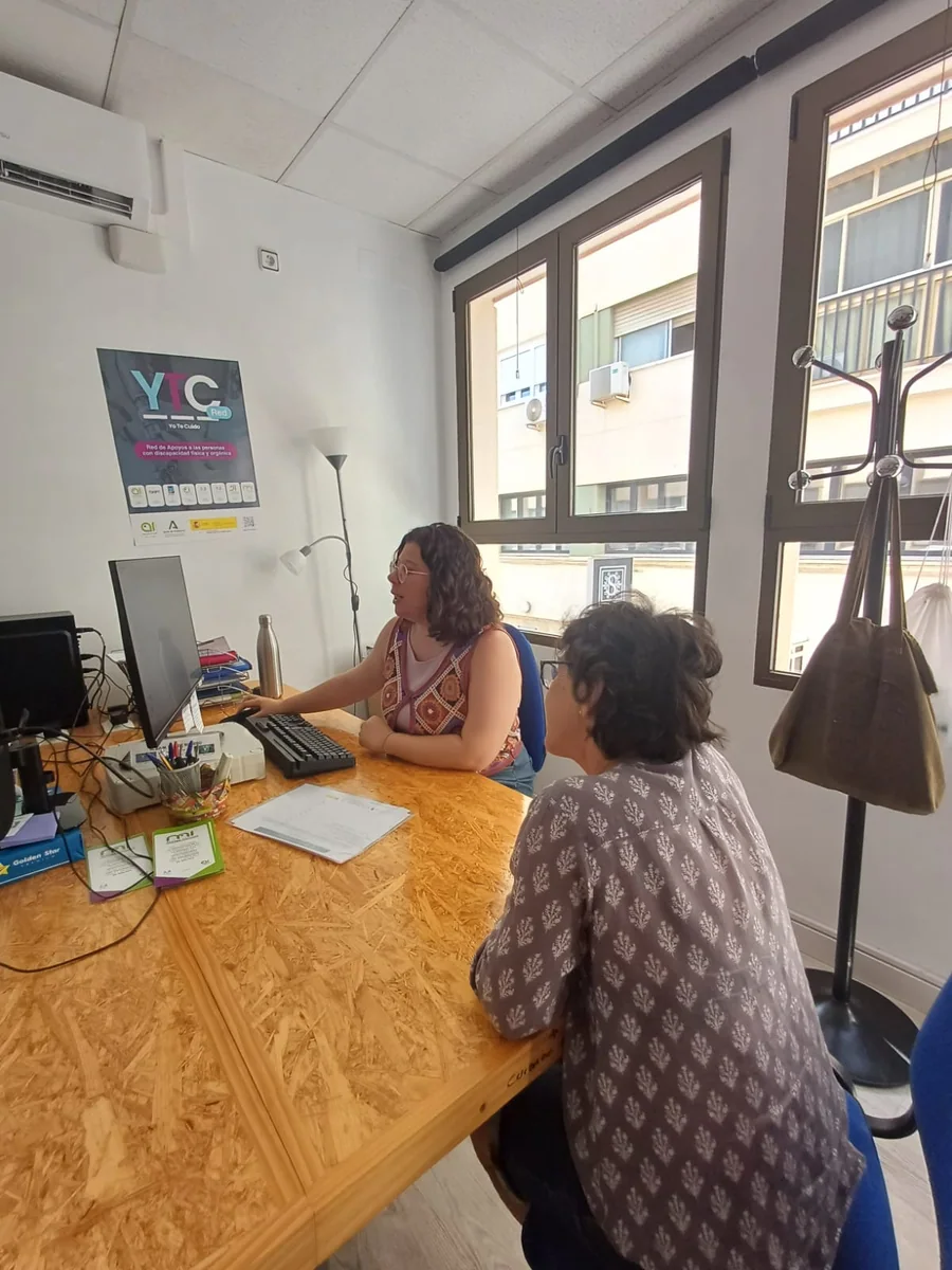 Atención de Trabajo Social del programa Yo Te Cuido de Málaga Inclusiva