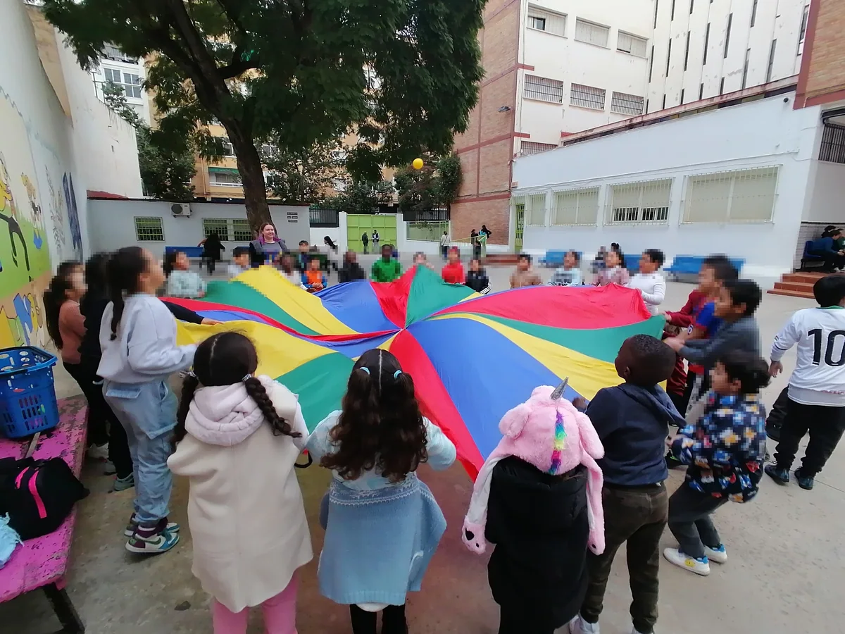 Actividad de Recreos Inclusivos de Málaga Inclusiva