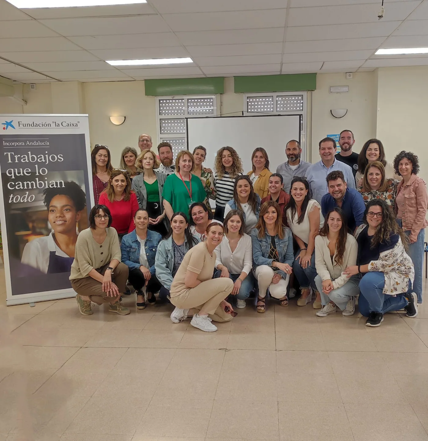 Equipo del Programa Incorpora de Málaga Inclusiva COCEMFE