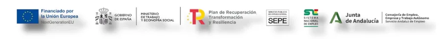 Financiado por la Unión Europea NextGenerationEU, Gobierno de España, Plan de Recuperación, SEPE y Junta de Andalucía