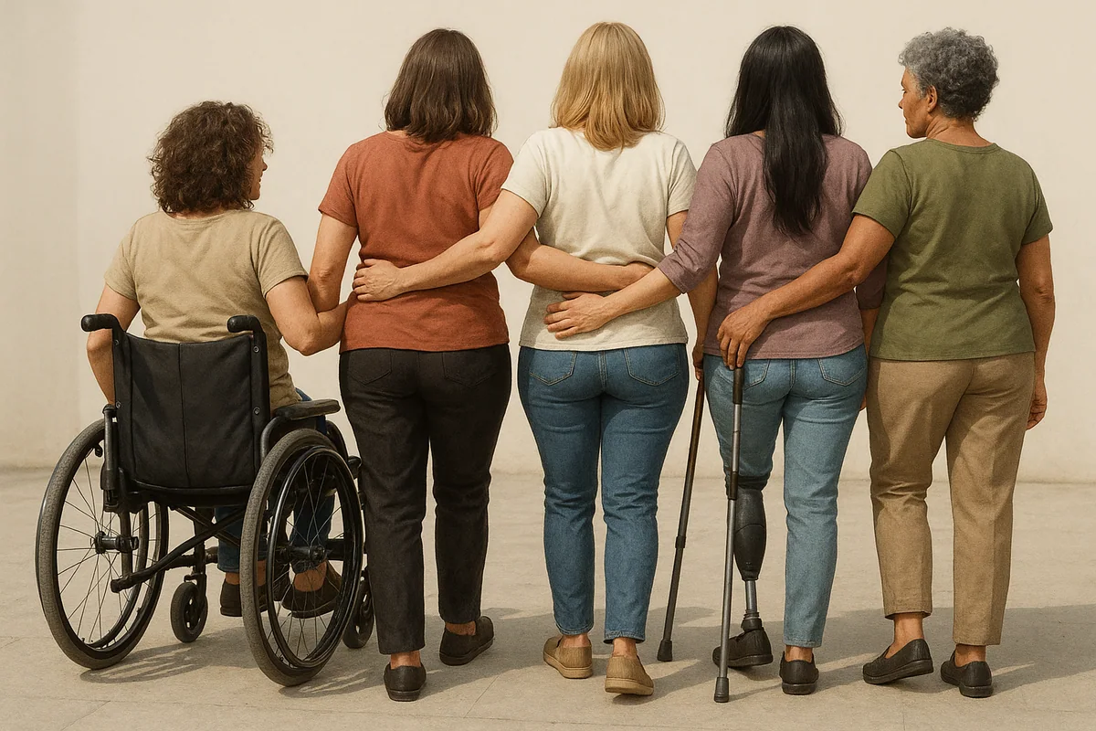 Mujeres con distintas discapacidades creando una red de apoyo en el Área Mujer de Málaga Inclusiva