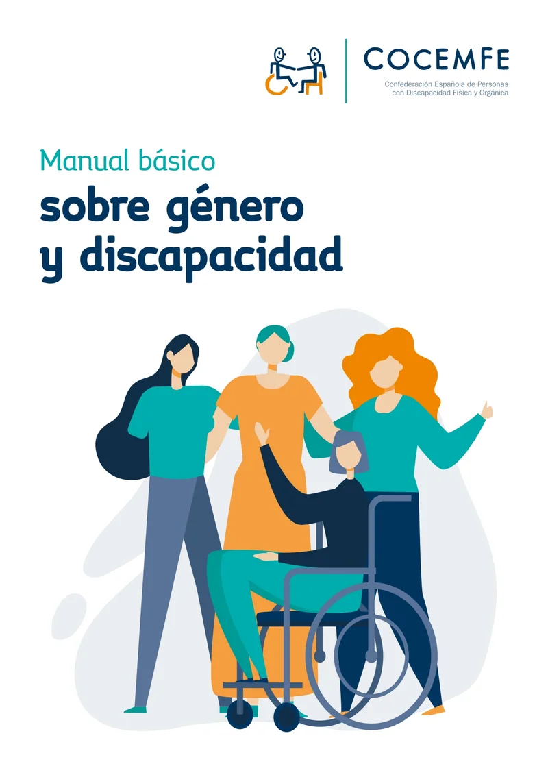 Portada del Manual básico sobre género y discapacidad de COCEMFE