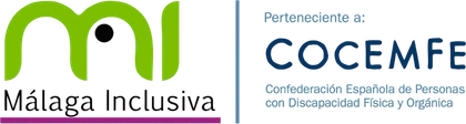 Logotipo oficial de Málaga Inclusiva COCEMFE