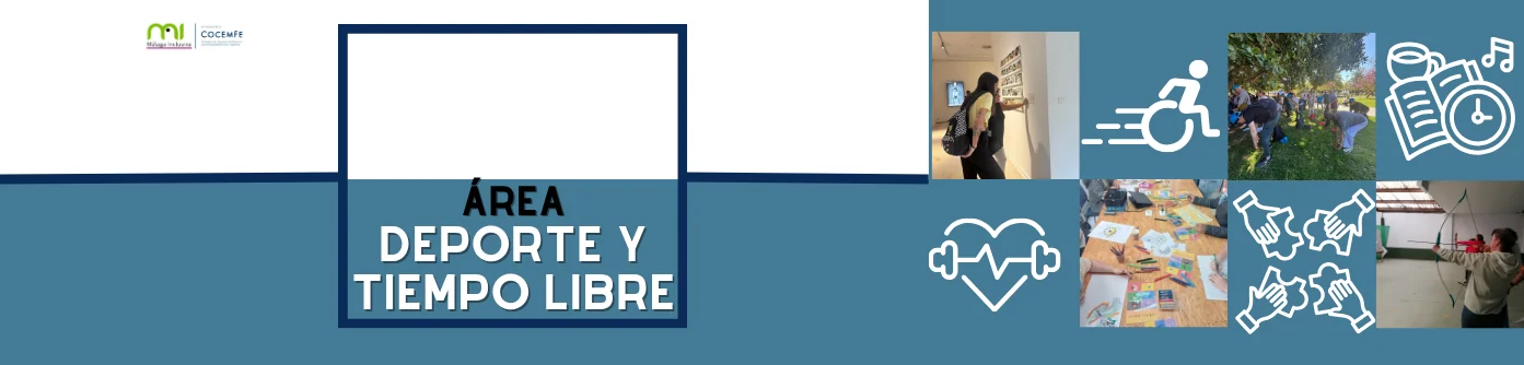 Área de deporte de Málaga Inclusiva COCEMFE: actividad física, ocio accesible e inclusión