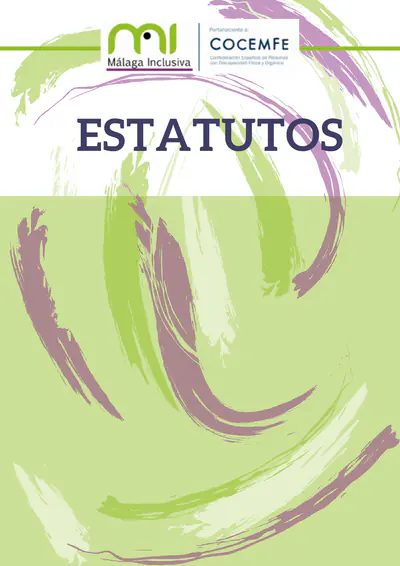 Portada de Estatutos